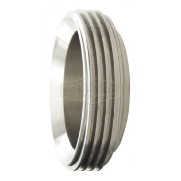 Sort Weld Ferrule, Series: 15TRF, Ferrule, 1-1/2 in Nominal, Thread Beveled Seat, 304 SS, 0.718 in L